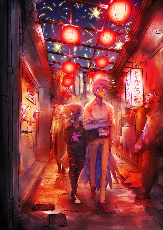 Tokyo Alley JAM Zine 2026 piece