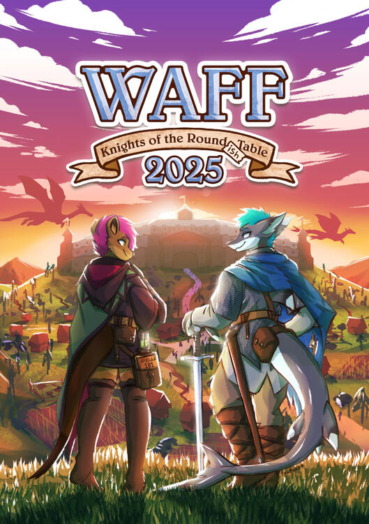 WAFF 2025 conbook cover