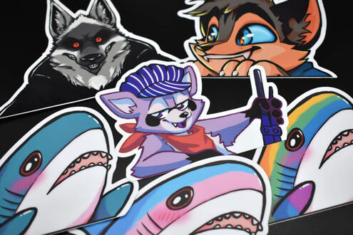 Car Peeker Stickers
