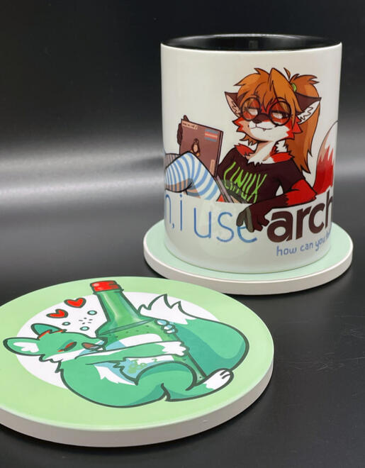 Coasters + Mugs